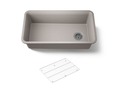 KOHLER K-8206 Cairn 33-1/2" undermount single-bowl kitchen sink