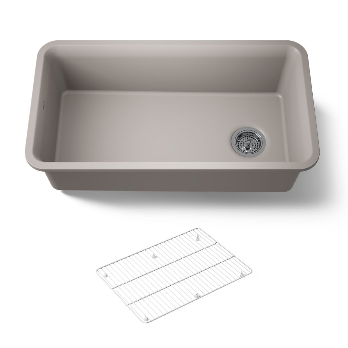 KOHLER K-8206 Cairn 33-1/2" undermount single-bowl kitchen sink