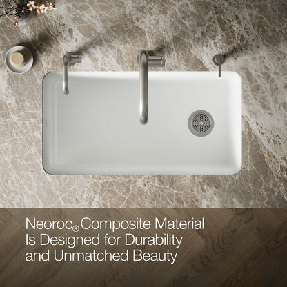 KOHLER K-8206 Cairn 33-1/2" undermount single-bowl kitchen sink