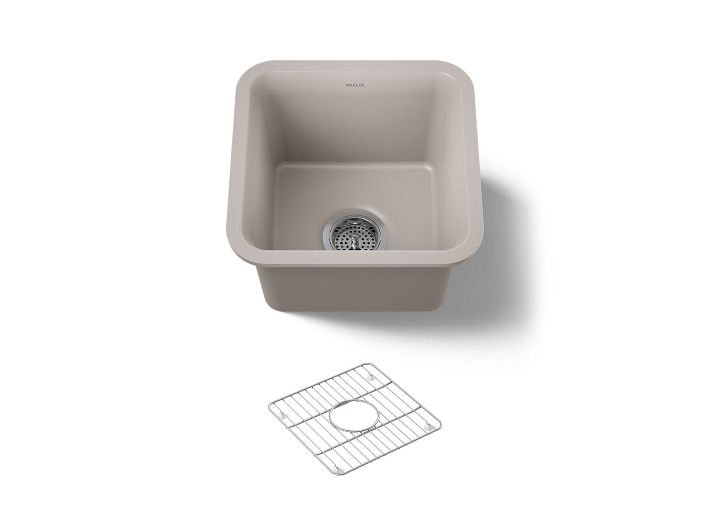 KOHLER K-8223 Cairn 15-1/2" undermount bar sink