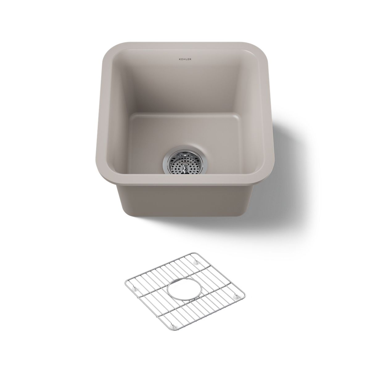 KOHLER K-8223 Cairn 15-1/2" undermount bar sink