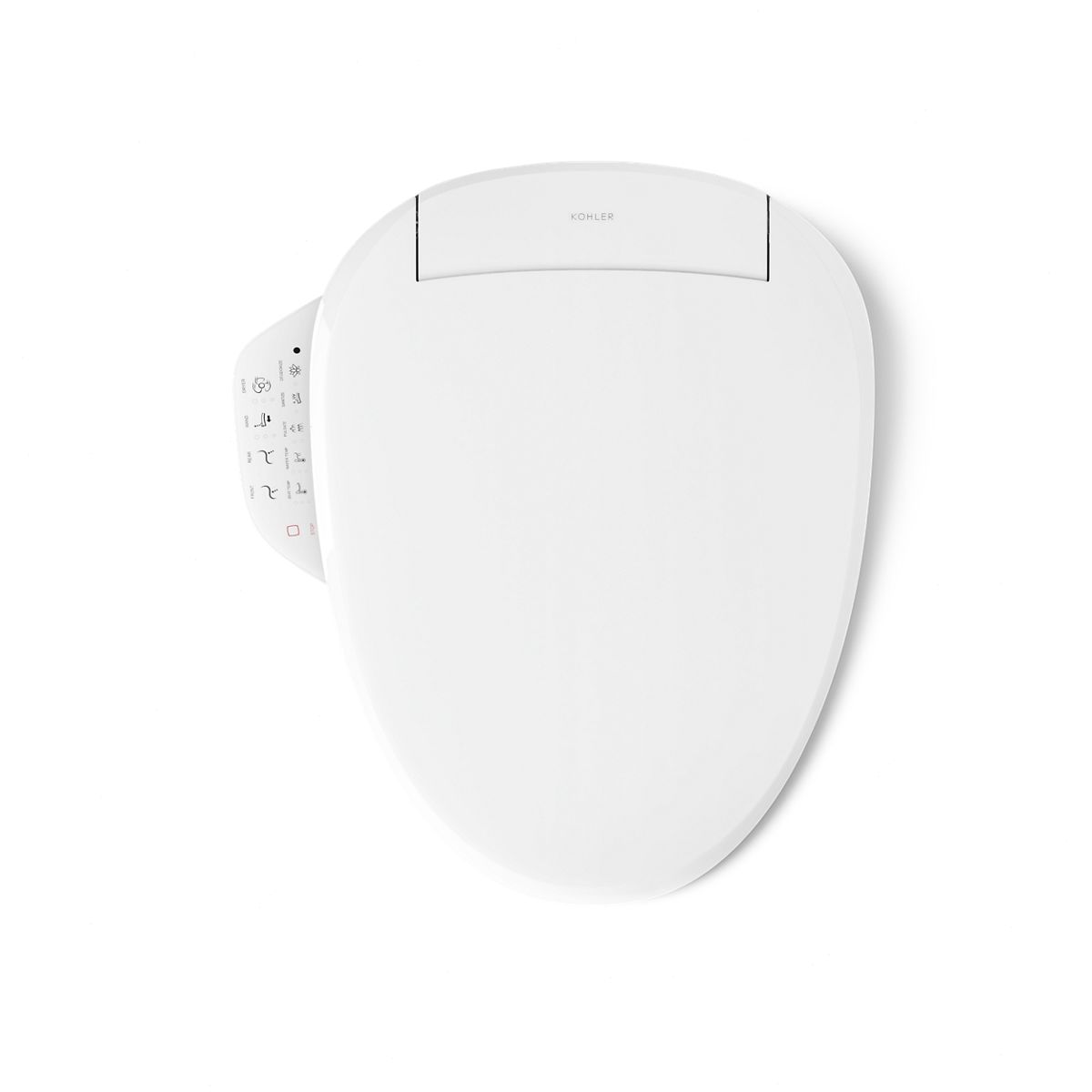KOHLER K-8298 PureWash E590 Elongated bidet toilet seat