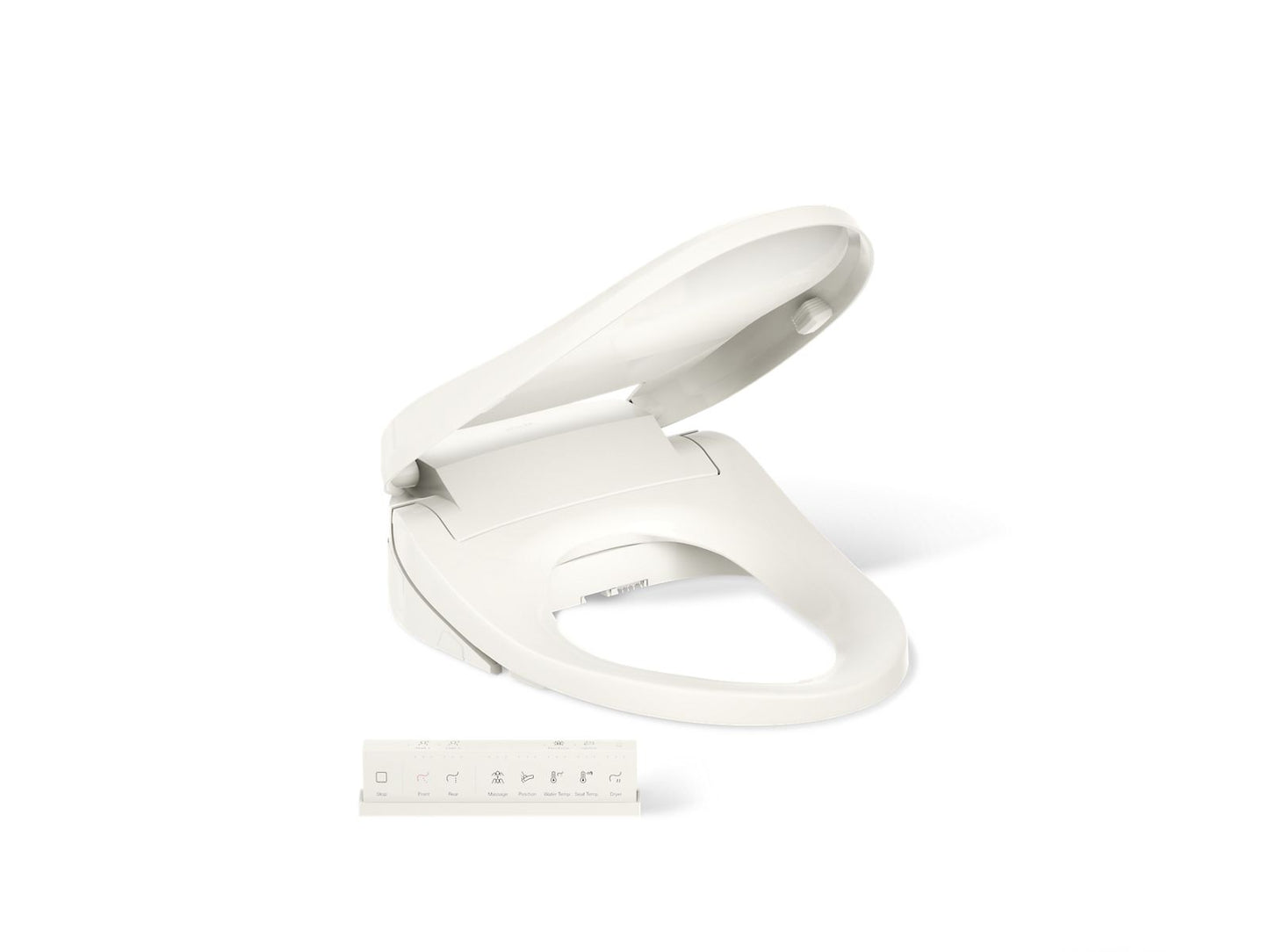 KOHLER K-8298-CR PureWash E820 Elongated bidet toilet seat with remote control