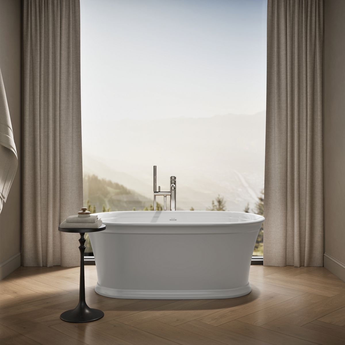 KOHLER K-8332 Memoirs 60" x 34" freestanding bath
