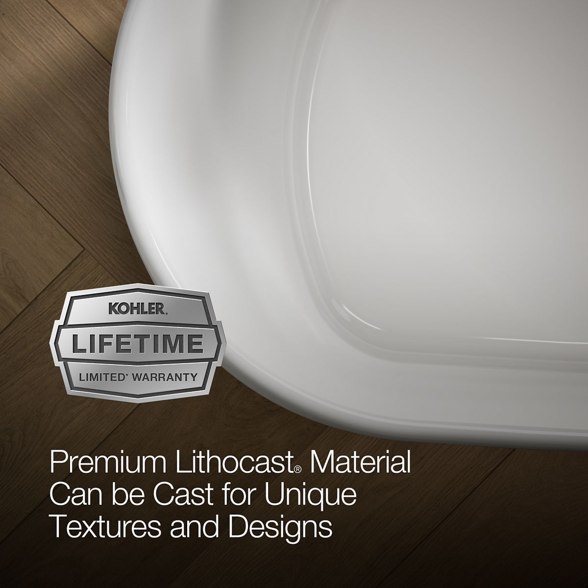 KOHLER K-8335 Ceric 60" x 29" freestanding bath