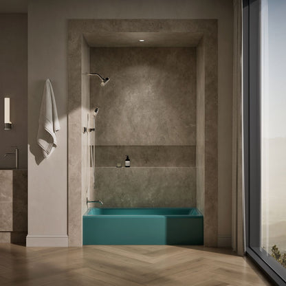 KOHLER K-837 Bellwether 60" x 30-1/4" alcove bath, left drain