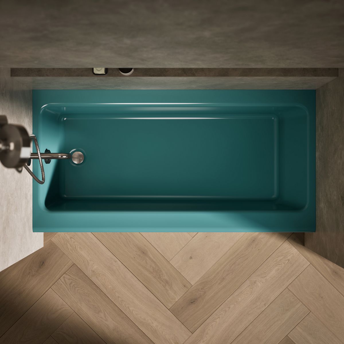 KOHLER K-837 Bellwether 60" x 30-1/4" alcove bath, left drain