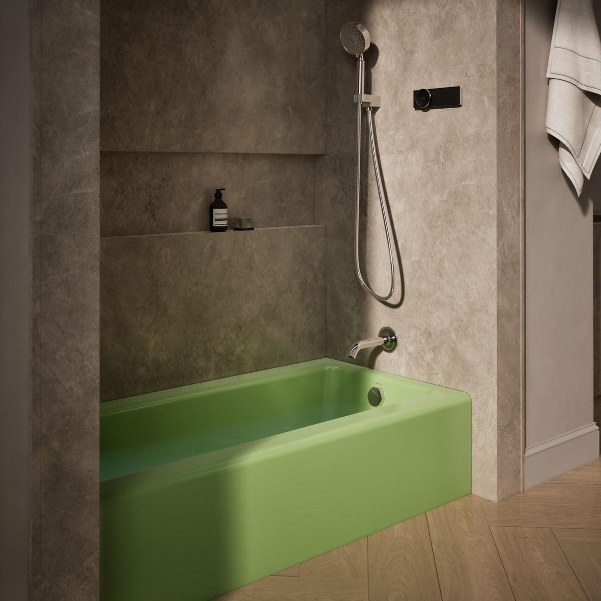 KOHLER K-838 Bellwether 60" x 30-1/4" alcove bath, right drain
