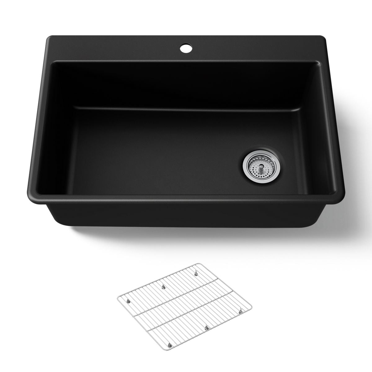 KOHLER K-8437-1 Kennon 33" top-/undermount single-bowl kitchen sink