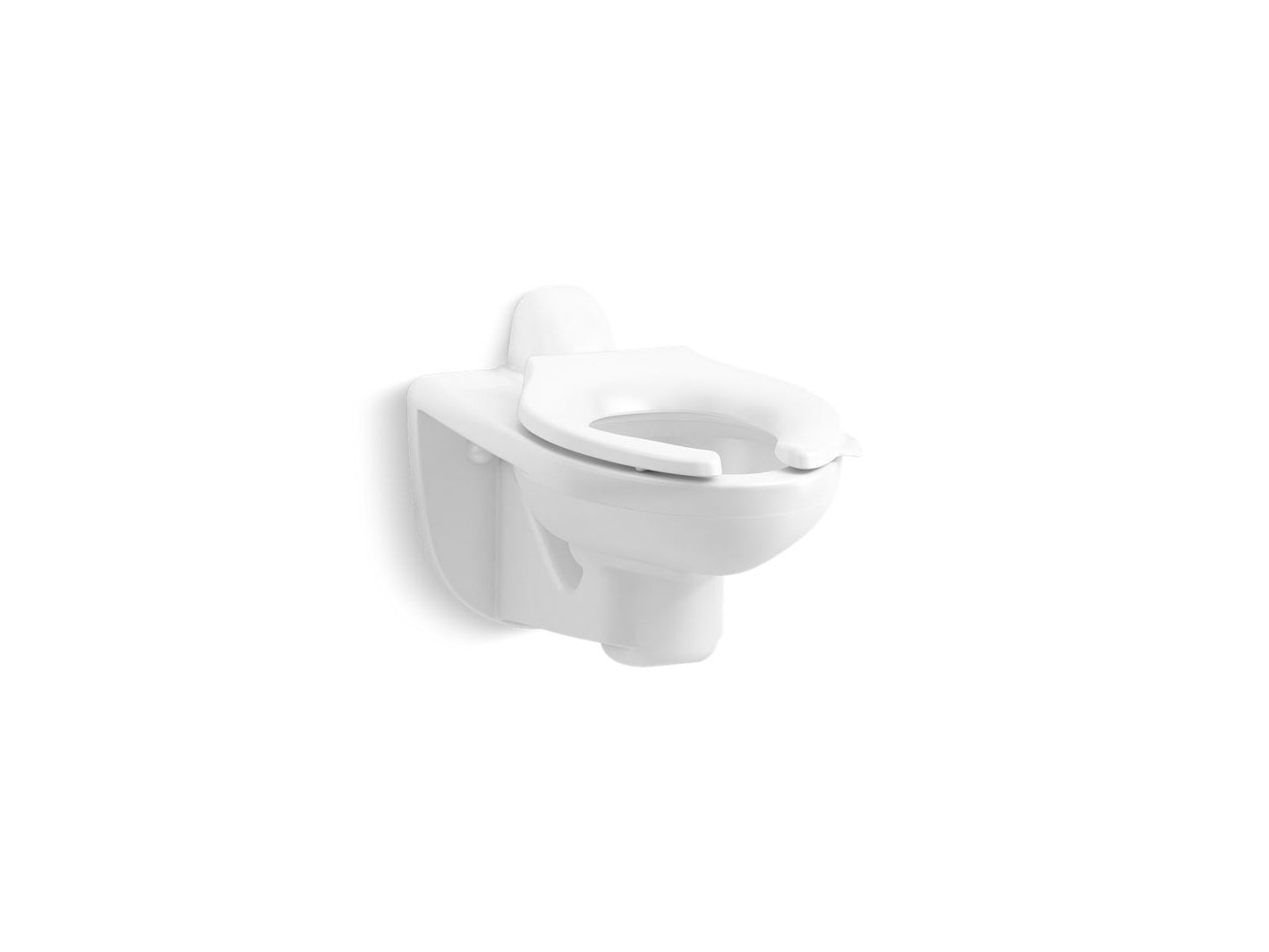 KOHLER K-84454 Kingston Wall-mount toilet bowl with rear spud, 1.28 or 1.6 gpf