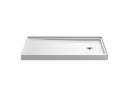 KOHLER Rely 60" x 32" alcove shower base, right drain