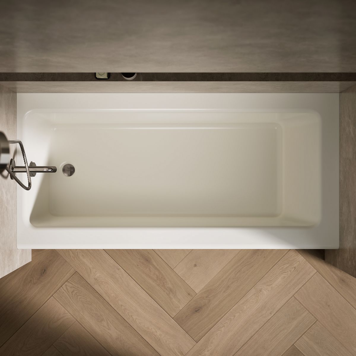 KOHLER K-847 Bellwether 66" x 32" alcove bath, left drain