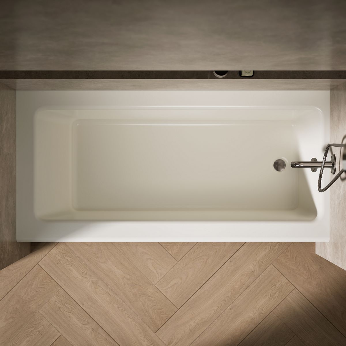 KOHLER K-848 Bellwether 66" x 32" alcove bath, right drain