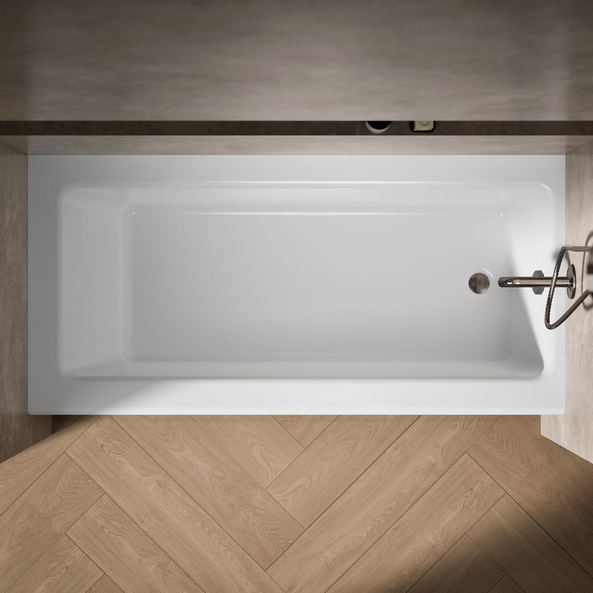 KOHLER K-848 Bellwether 66" x 32" alcove bath, right drain