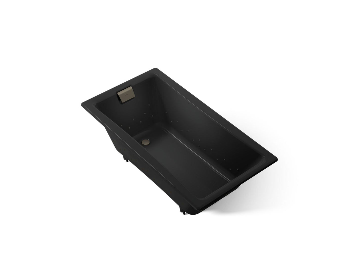KOHLER K-852-GHBN Tea-for-Two 60" x 32" drop-in Heated BubbleMassage air bath