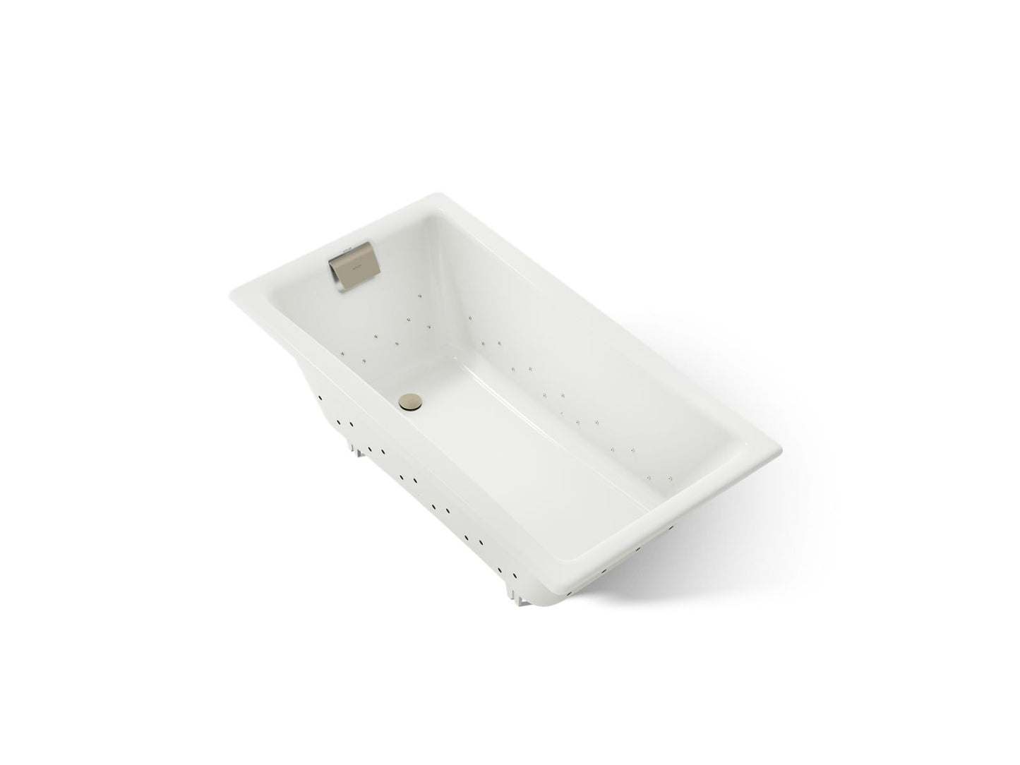 KOHLER K-852-GHBN Tea-for-Two 60" x 32" drop-in Heated BubbleMassage air bath