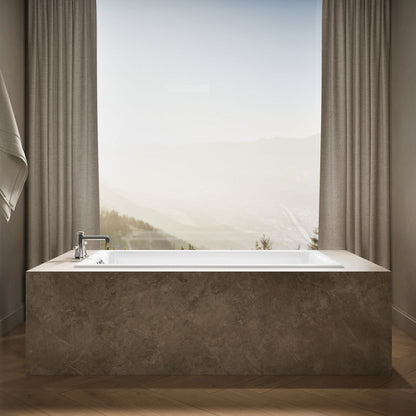 KOHLER K-855 Tea-for-Two 66" x 36" drop-in/undermount bath