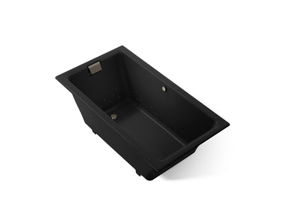 KOHLER K-856-GHBN Tea-for-Two 66" x 36" drop-in Heated BubbleMassage air bath
