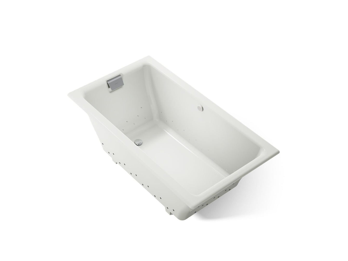 KOHLER K-856-GHCP Tea-for-Two 66" x 36" drop-in Heated BubbleMassage air bath