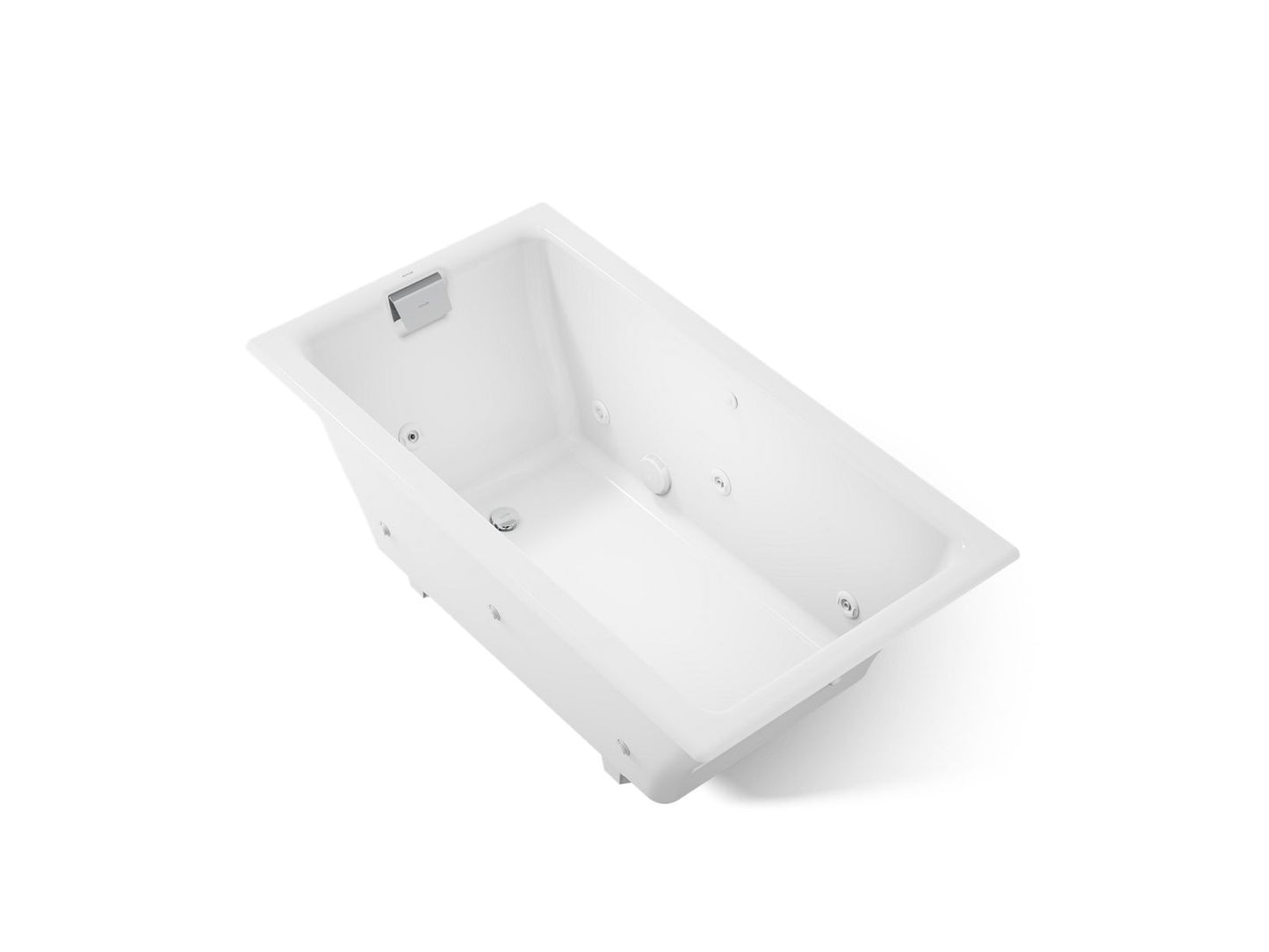 KOHLER K-856-JHE Tea-for-Two 66" x 36" drop-in/undermount whirlpool bath