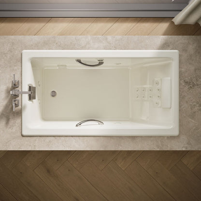 KOHLER K-856-M Tea-for-Two 66" x 36" drop-in whirlpool bath