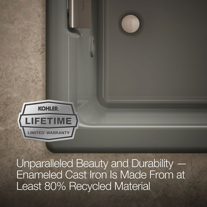 KOHLER K-856-M Tea-for-Two 66" x 36" drop-in whirlpool bath