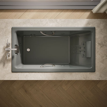 KOHLER K-856-M Tea-for-Two 66" x 36" drop-in whirlpool bath