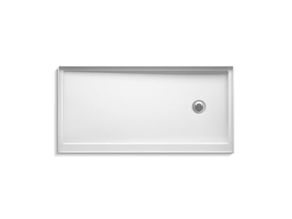 KOHLER K-8642 Rely 60" x 30" alcove shower base, right drain