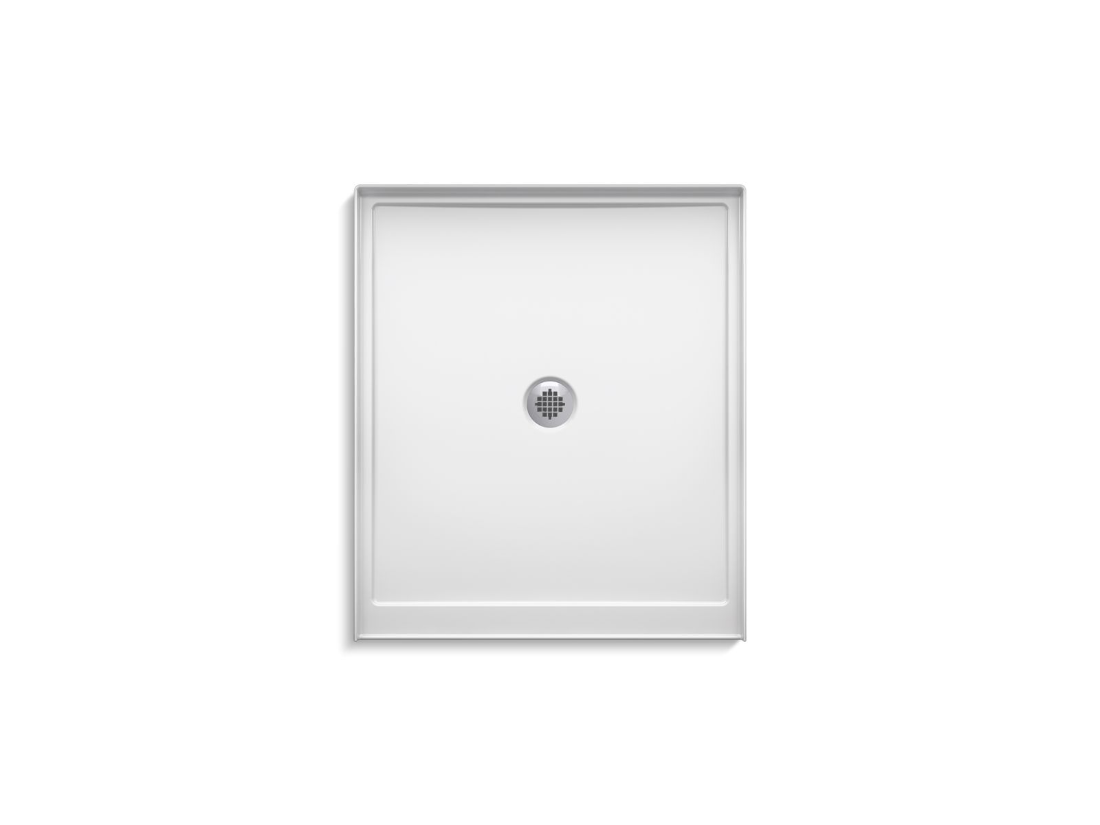 KOHLER K-8647 Rely 36" x 42" alcove shower base, center drain