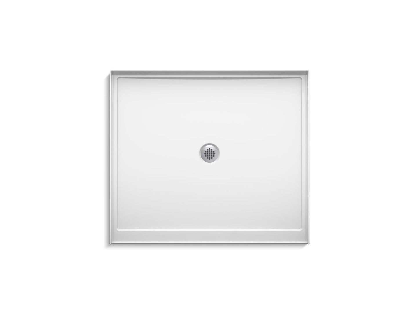 KOHLER K-8648 Rely 48" x 42" alcove shower base, center drain