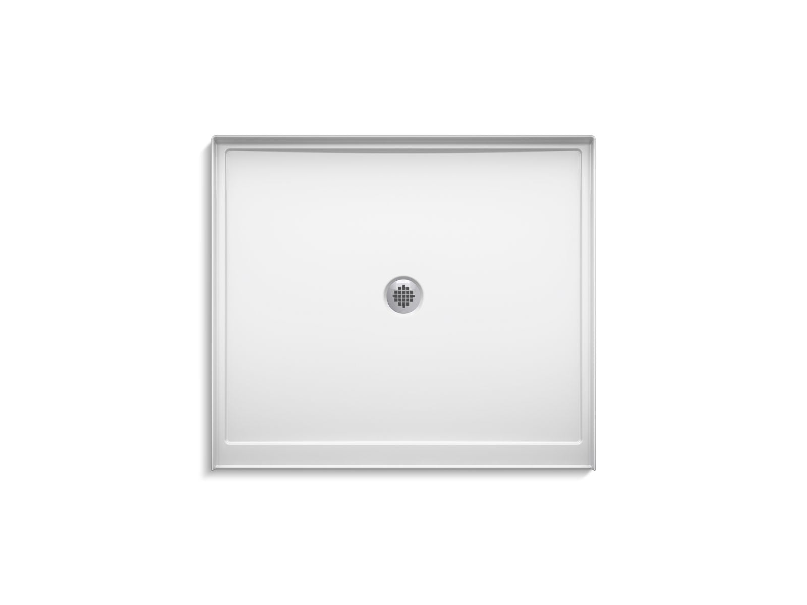 KOHLER K-8648 Rely 48" x 42" alcove shower base, center drain
