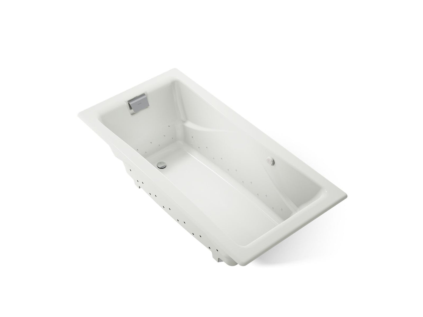 KOHLER K-865-GHCP Tea-for-Two 71-3/4" x 36" drop-in Heated BubbleMassage air bath