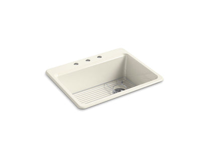 KOHLER K-8668-3A1 Riverby 27" top-mount single-bowl kitchen sink