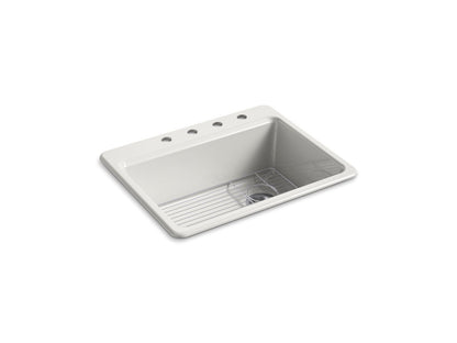 KOHLER K-8668-4A1 Riverby 27" top-mount single-bowl kitchen sink