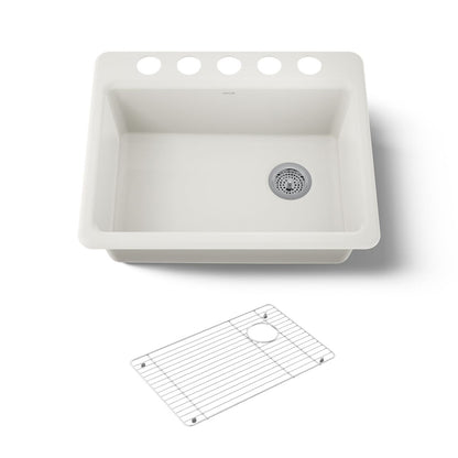KOHLER Riverby 27" undermount single-bowl kitchen sink