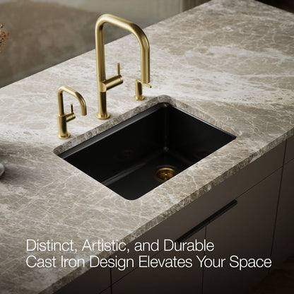 KOHLER Riverby 27" undermount single-bowl kitchen sink
