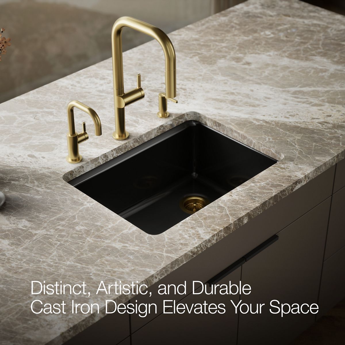 KOHLER Riverby 27" undermount single-bowl kitchen sink