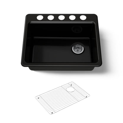KOHLER Riverby 27" undermount single-bowl kitchen sink