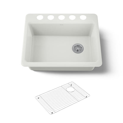 KOHLER Riverby 27" undermount single-bowl kitchen sink