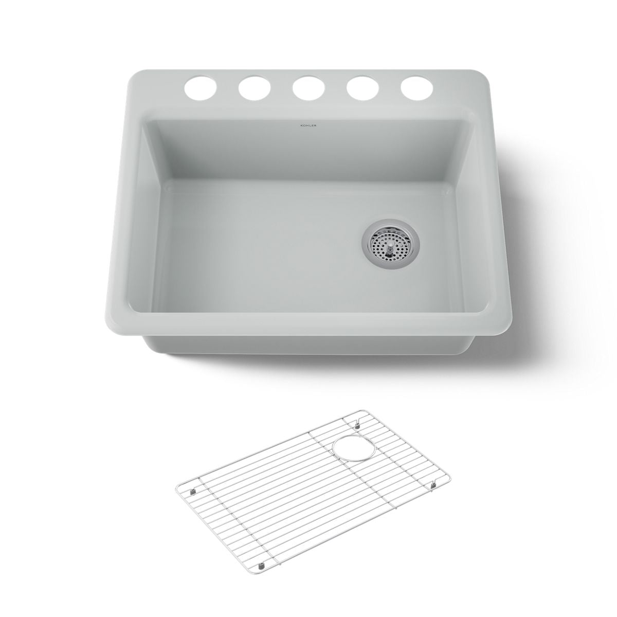 KOHLER Riverby 27" undermount single-bowl kitchen sink