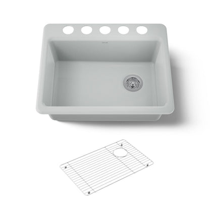 KOHLER Riverby 27" undermount single-bowl kitchen sink