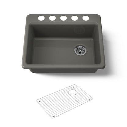 KOHLER Riverby 27" undermount single-bowl kitchen sink