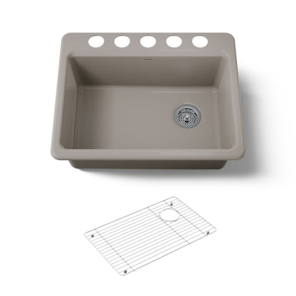 KOHLER Riverby 27" undermount single-bowl kitchen sink