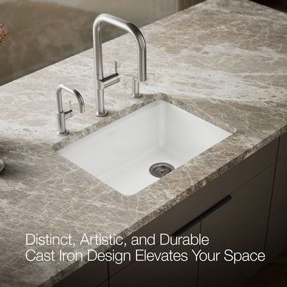 KOHLER Riverby 27" undermount single-bowl kitchen sink
