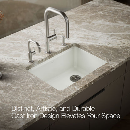 KOHLER Riverby 27" undermount single-bowl workstation kitchen sink