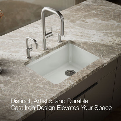 KOHLER Riverby 27" undermount single-bowl workstation kitchen sink