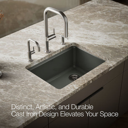 KOHLER Riverby 27" undermount single-bowl workstation kitchen sink