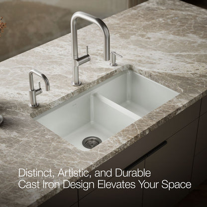 KOHLER Riverby 33" undermount double-bowl kitchen sink