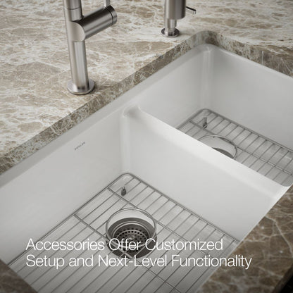 KOHLER Riverby 33" undermount double-bowl kitchen sink