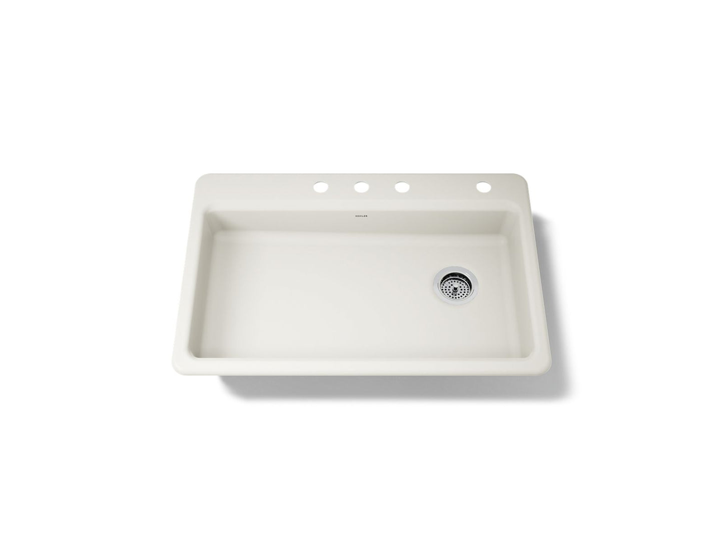 KOHLER Riverby 33" top-mount single-bowl kitchen sink